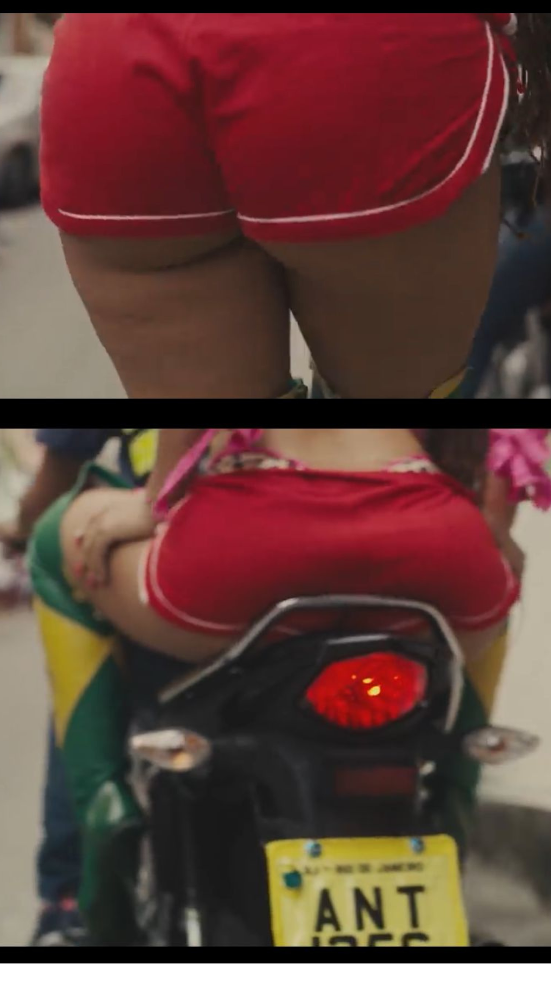 Celulite de Anitta em "Vai, Malandraa (Foto: Reprodução/Youtube)