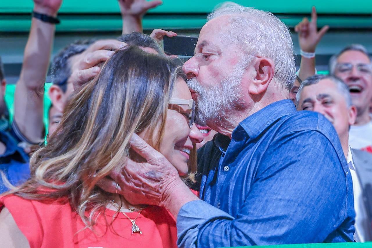 Janja e Lula (Foto: @ricardostuckert/Reprodução/Instagram/@janjalula)