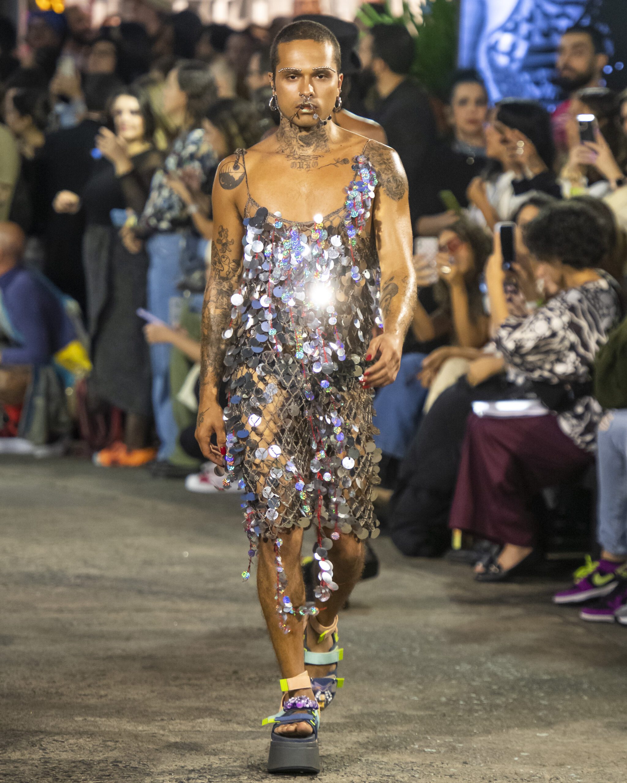 Vitão no desfile da Ponto Firme (Foto: Marcelo Soubhia/@agfotosite)