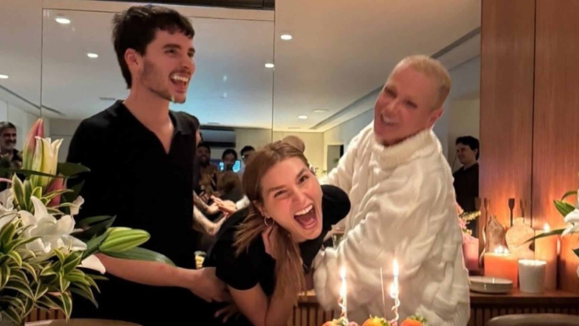 João Lucas, Sasha e Xuxa (Foto: @sashameneghel/Instagram/Reprodução)