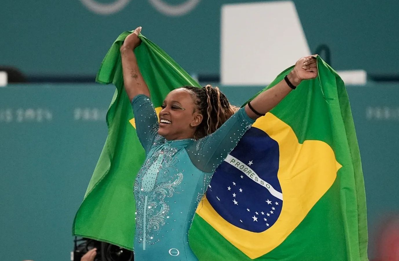 Rebeca Andrade (Foto: Reprodução/Instagram/@timebrasil)