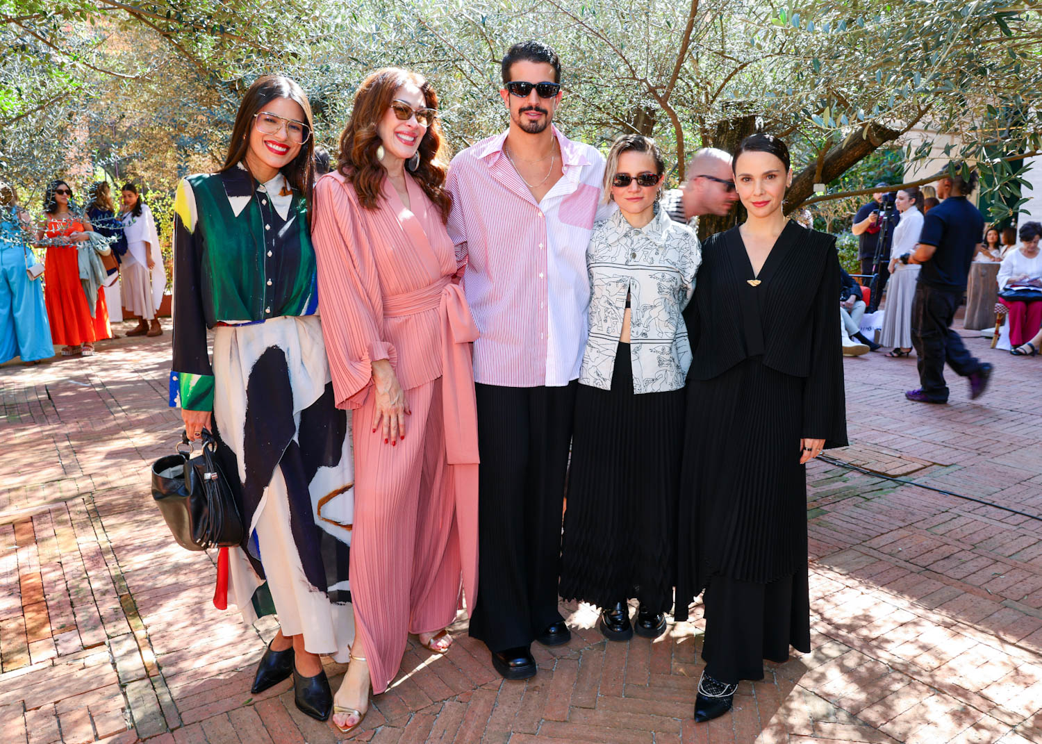 Anttonia Morais, Claudia Raia, Enzo Celulari, Bia Comparato e Débora Falabella (Foto: Manu Scarpa/Agência Brazil News)