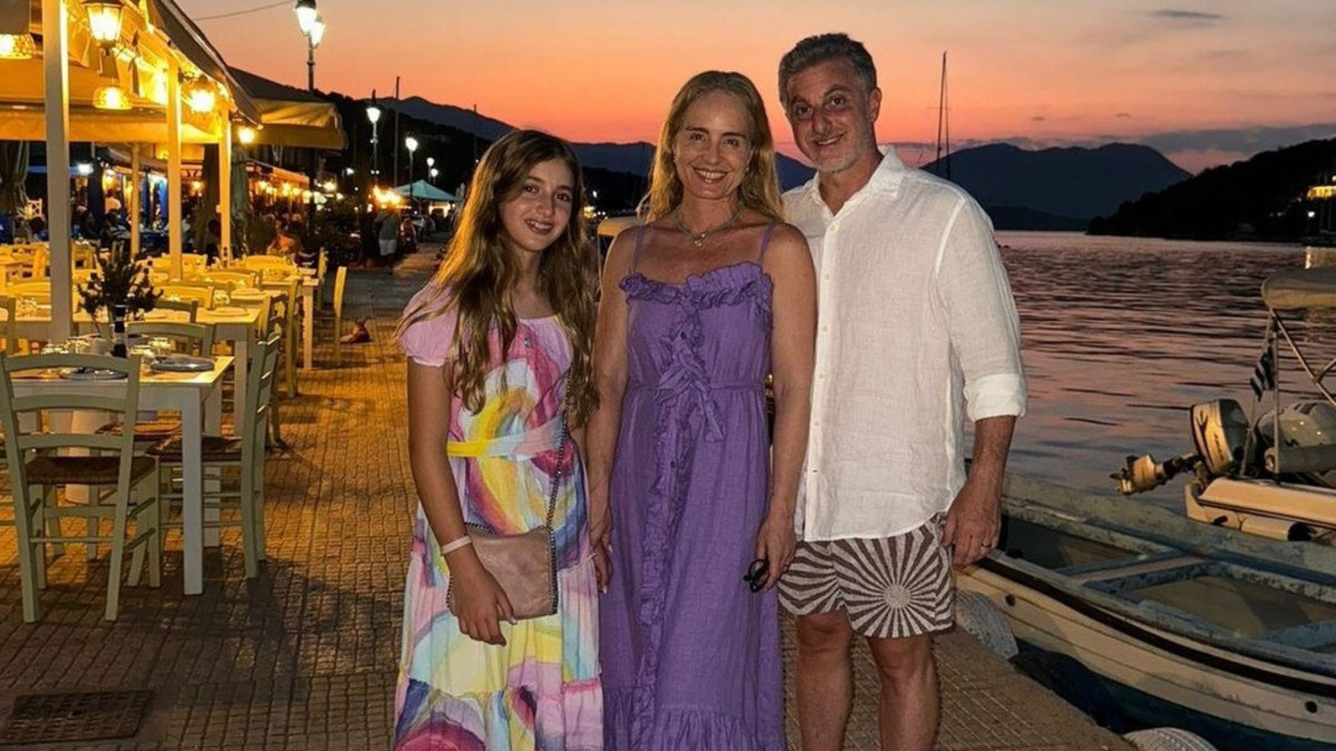 Eva, Angélica e Luciano Huck (Foto: @angelicaksy/Instagram/Reprodução)