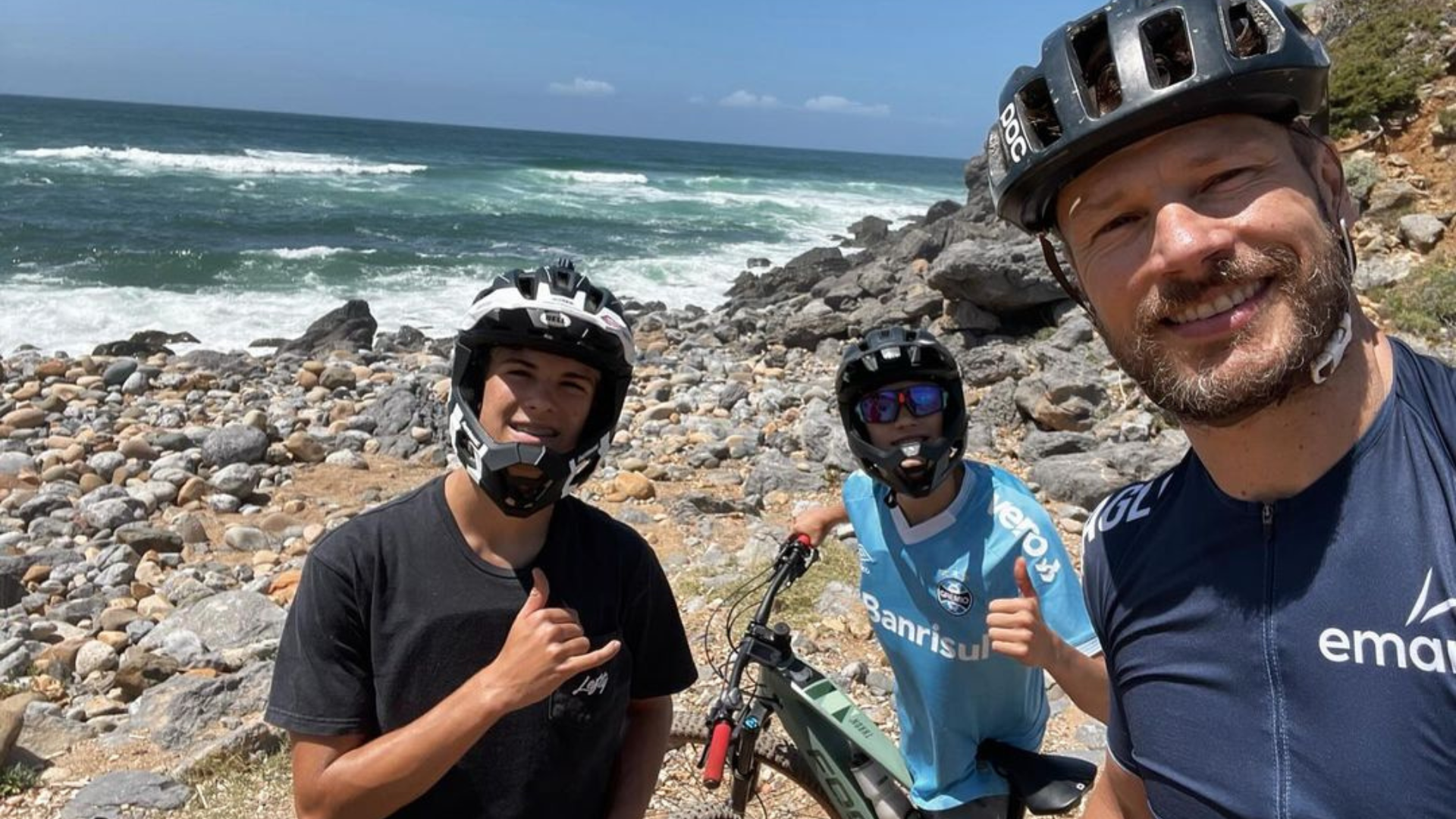 Rodrigo Hilbert com filhos (Foto: @rodrigohilbert/Instagram/Reprodução)