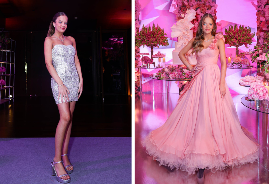 Os dois looks de Rafa Justus na festa de 15 anos (Fotos: Mauela Scarpa/Brazil News)