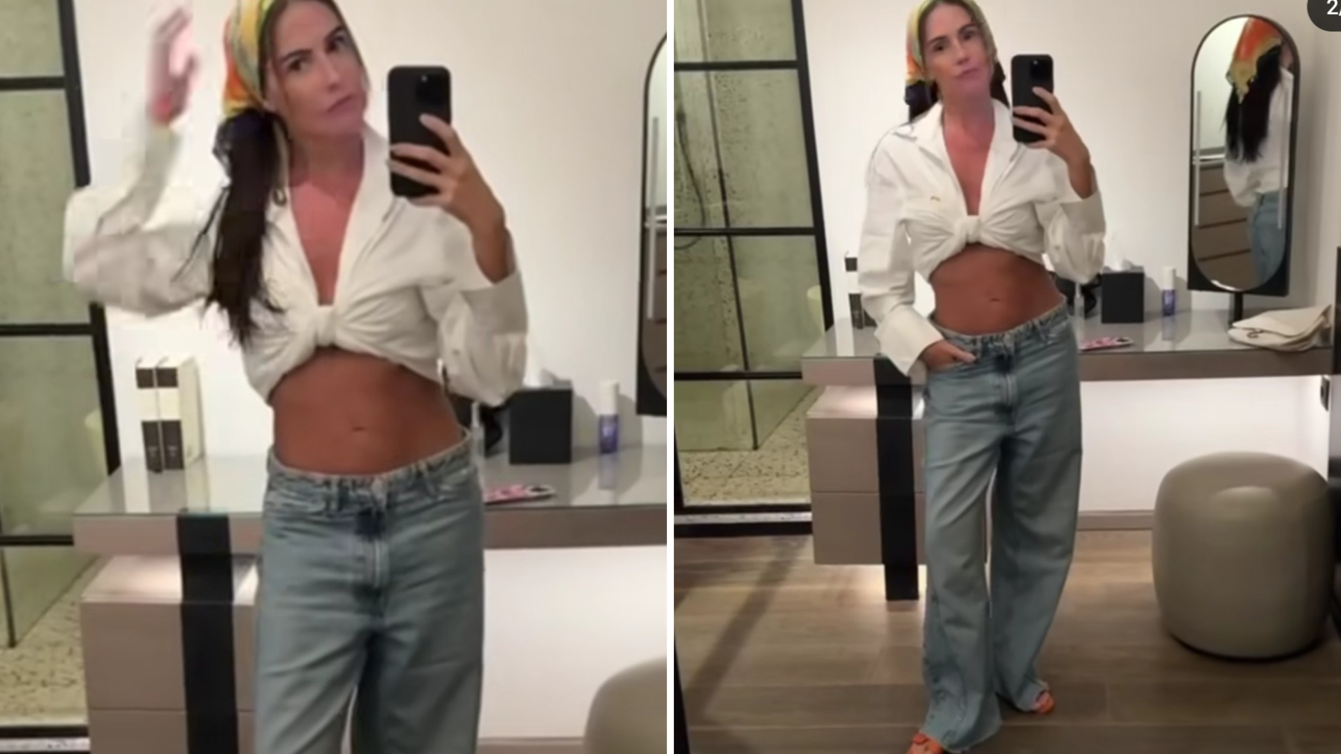 Deborah Secco camisa branca (Foto: Reprodução/Instagram)