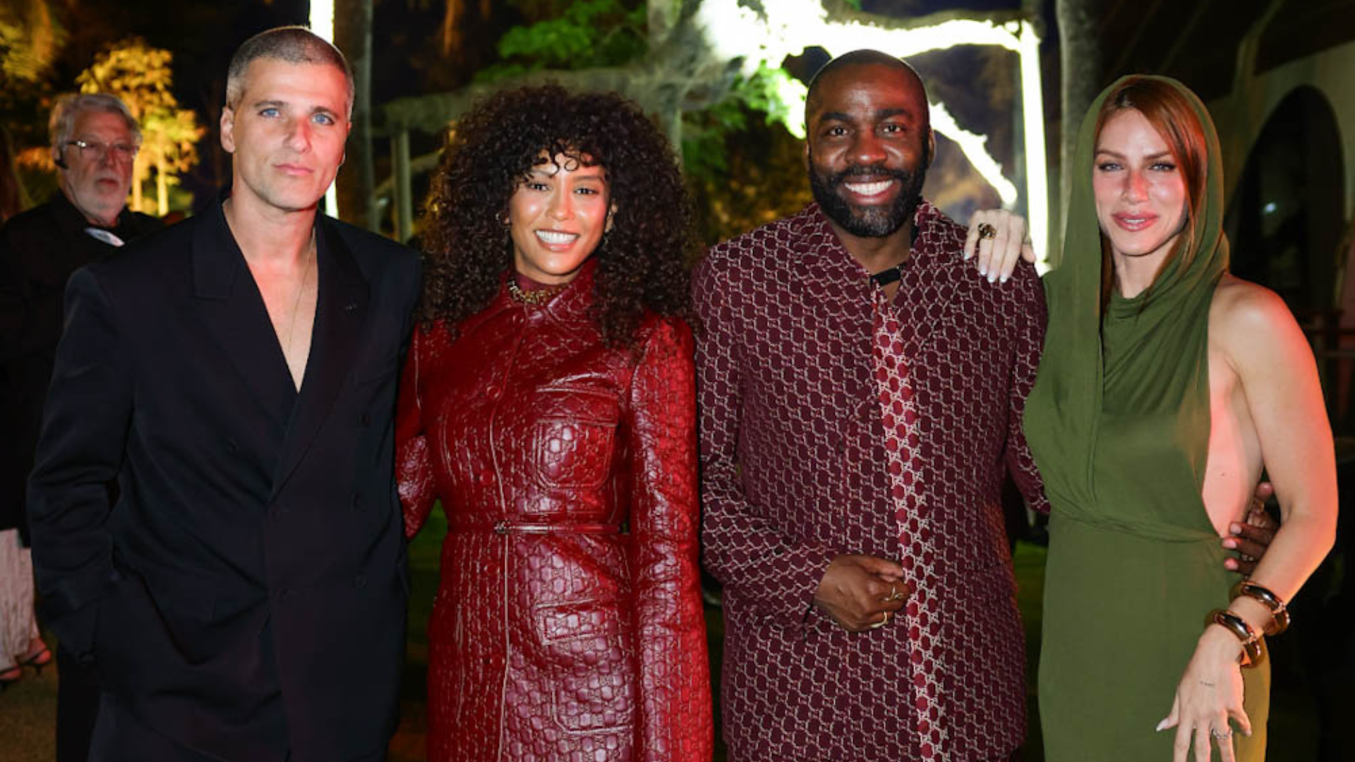 Bruno Gagliasso, Taís Araújo, Làzaro Ramos e Giovanna Ewbank (Foto: Manu Scarpa/Brazil News)