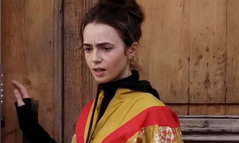 Lily Collins em "Emily em Paris" (Foto: Reprodução)