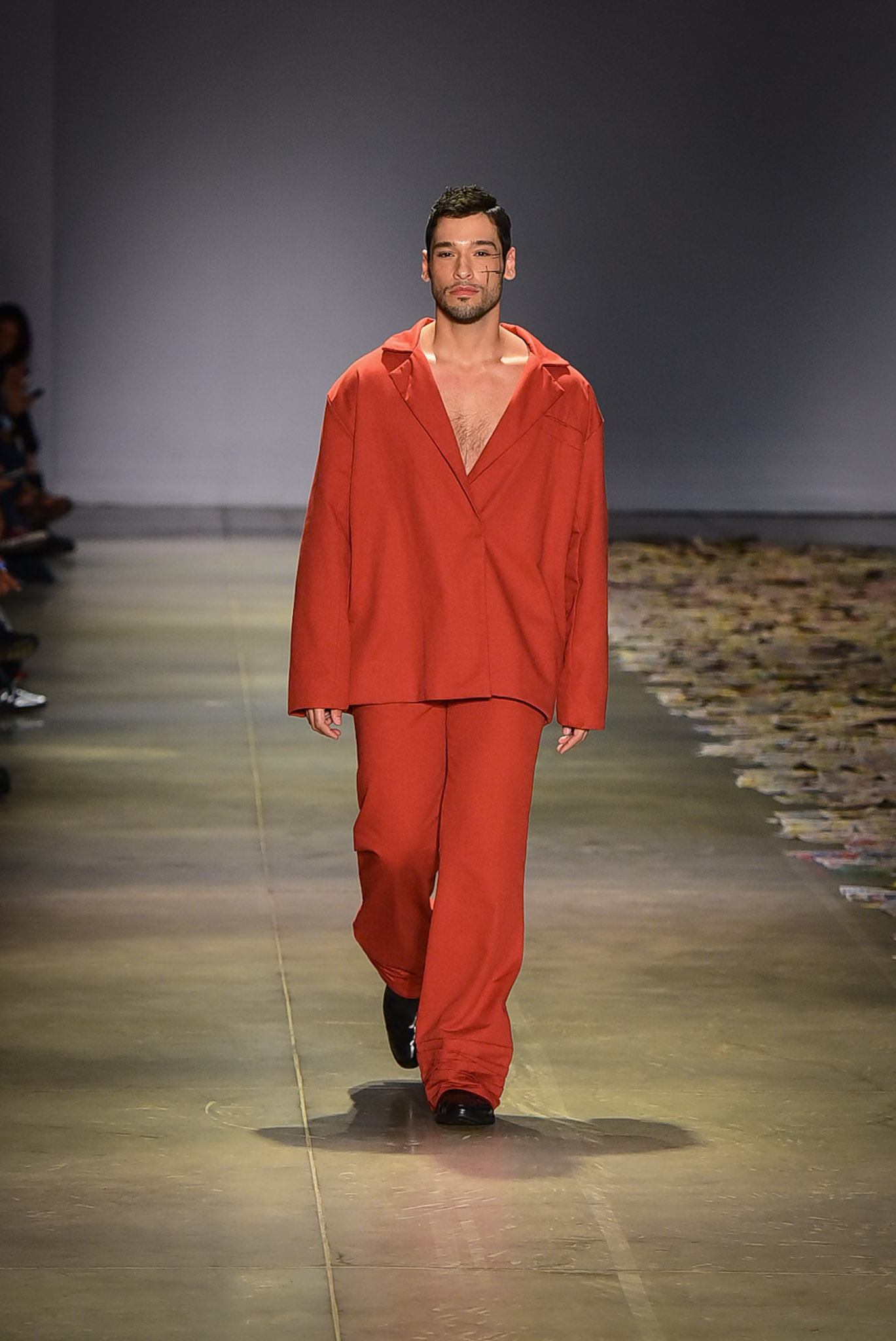 Bruno Fagundes no SPFW (Foto: Andy Santana/Brazil News)