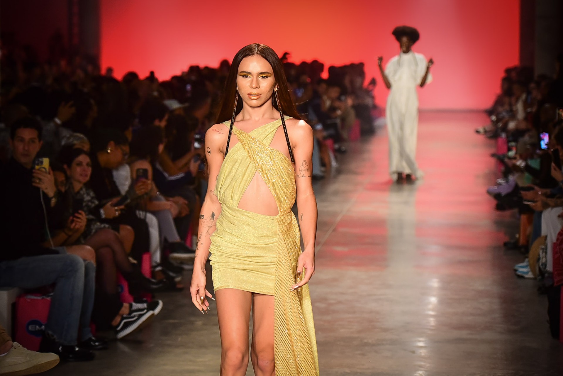 Desfile da marca Isaac Silva (Foto: Andy Santana/Brazil News)